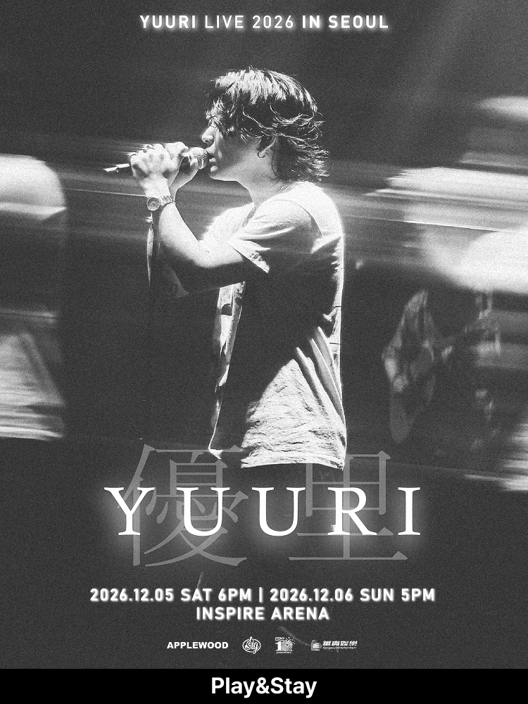 ［Play＆Stay］YUURI LIVE 2026 IN SEOUL + Hotels