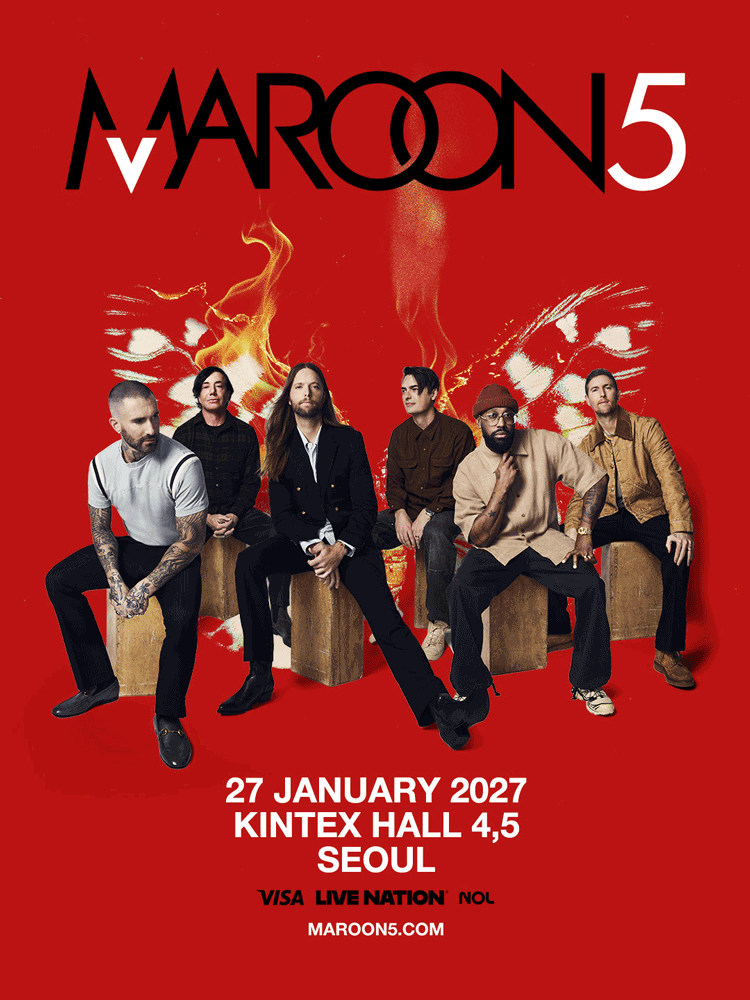 Maroon 5 Asia 2027 in Seoul