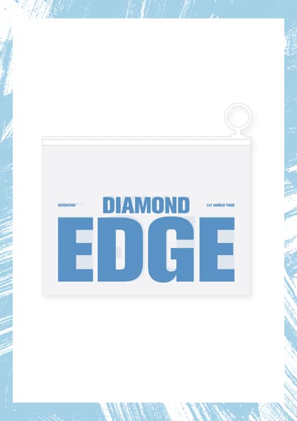 2017 SEVENTEEN 1ST WORLD TOUR ‘DIAMOND EDGE’-클리어파우치
