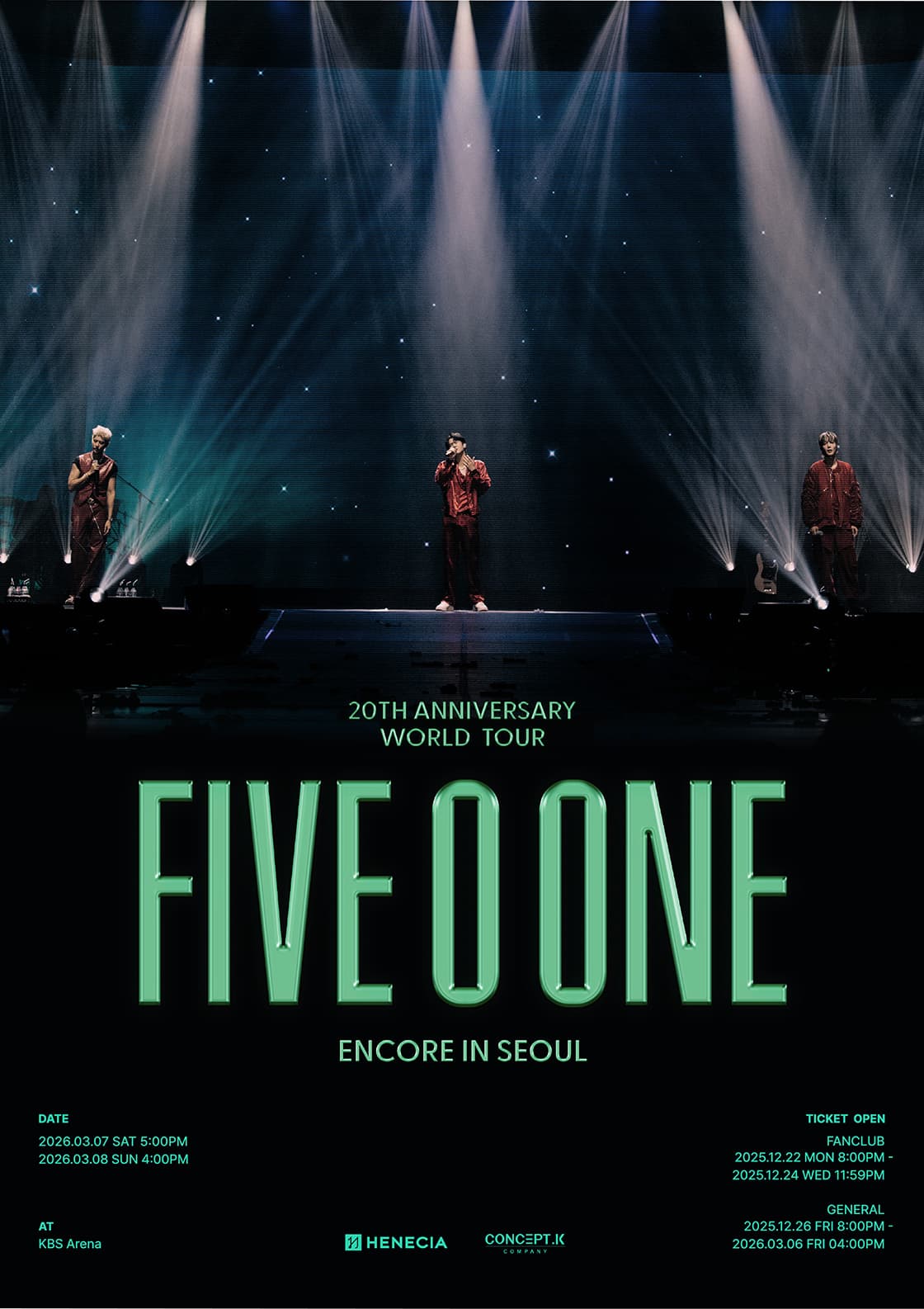 20th Anniversary World Tour 'FIVE O ONE' ENCORE in SEOUL