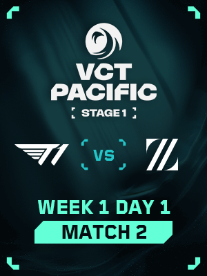 VCT PACIFIC STAGE1 (3.22) - M2 : T1 VS ZETA