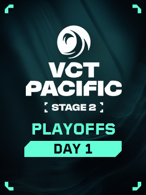 VCT Pacific Stage 2 PO DAY 1 (8.13) - M2 : RRQ vs T1