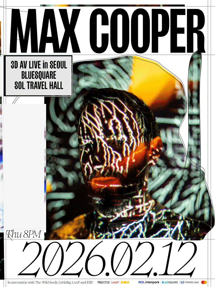 PRECTXE: Max Cooper 3D AV Live in Seoul 2026