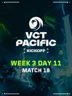 VCT PACIFIC KICKOFF (2.7) - M18 : GEN VS GE