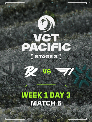 VCT PACIFIC STAGE 2 (7.18) - M6 : PRX vs T1